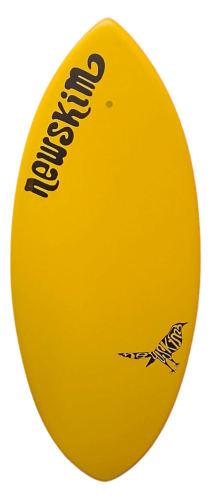 Prancha de Skimboard Newskim Híbrido M - Amarelo