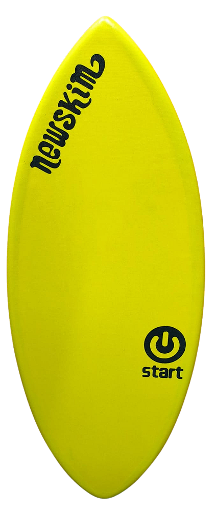 Prancha de Skimboard Newskim Modelo Start - Amarelo
