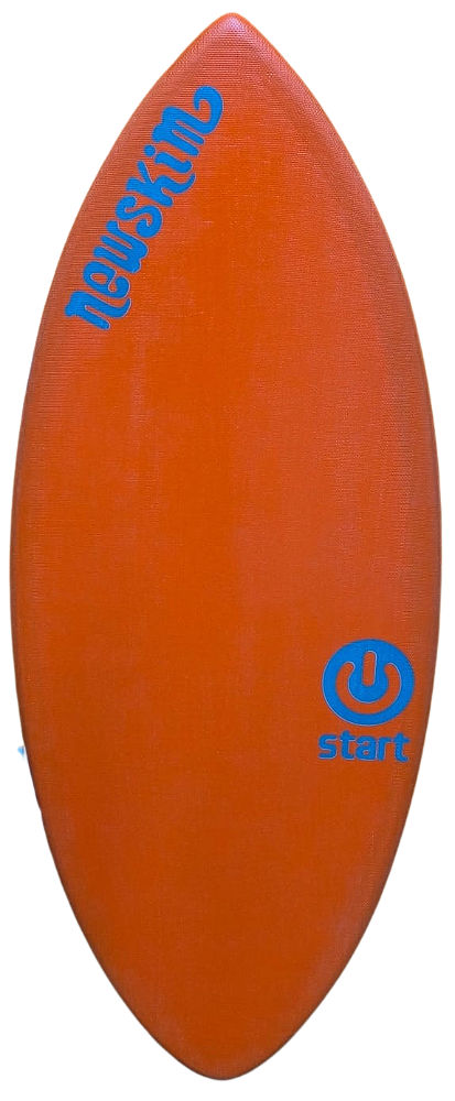Prancha de Skimboard Newskim Modelo Start - Laranja