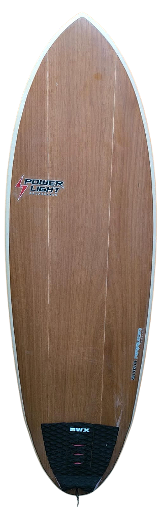 Prancha De Surf Power Light Modelo Round Fish   5'8"  35 L  EPS-Wood Usada