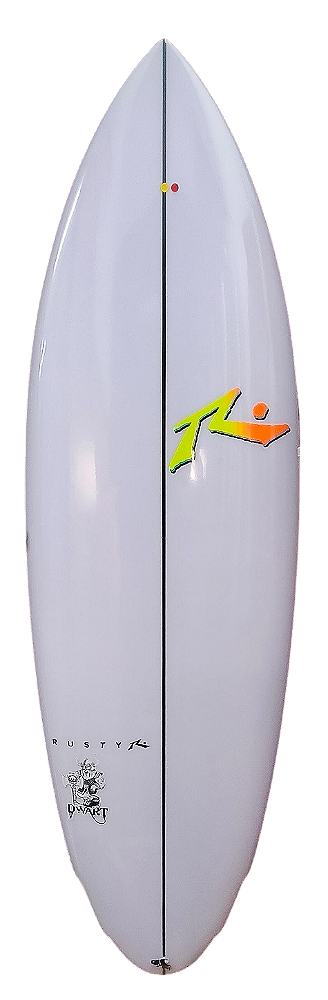 Prancha De Surf Rusty Modelo Dwart 6'2" 43 L PU - FCS2 - Nova