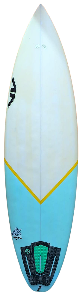 Prancha De Surf Adriano Nunes Modelo Ragdoll  6´8" - 38 Lts EPS Usada