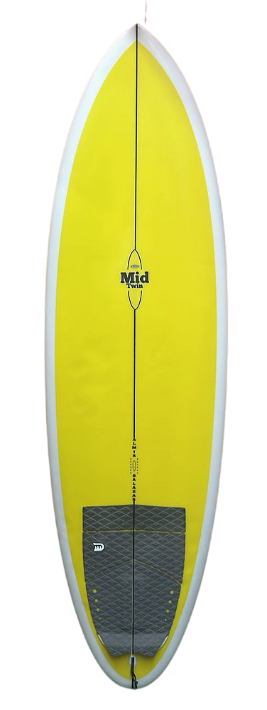 Prancha De Surf New Advance Modelo Mid Twin 6'4'' - 40,5 L Seminova
