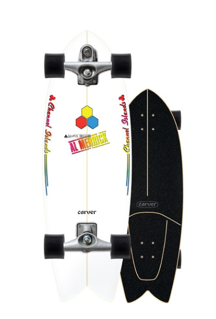 Simulador De Surf Carver CX 29,25"   CI Fish Beard  Surfskate
