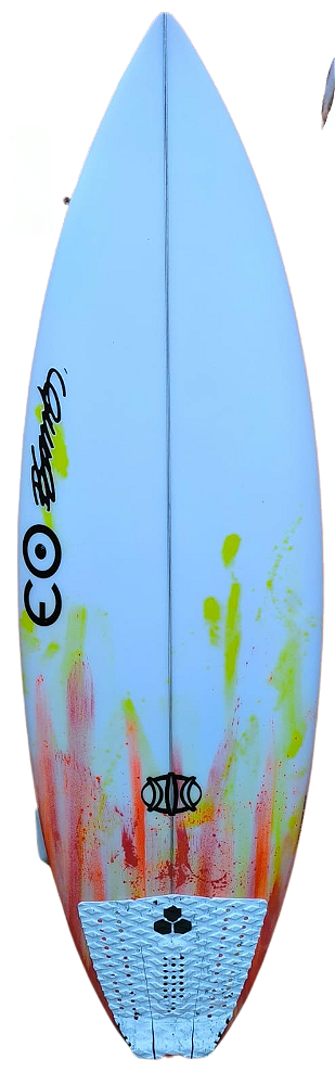 Prancha De Surf Infantil Beto Santos 5'  19,16 L PU - Futures nac Semi Nova 1 dd de uso