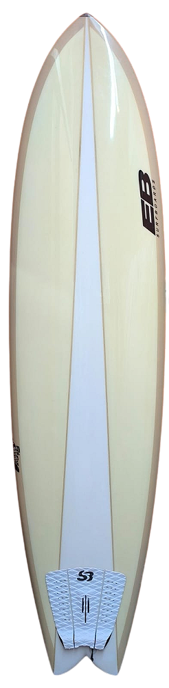 Prancha De Surf Fun Fish EB  7’7''  55 L  EPS - Semi Nova - 4 dias de uso