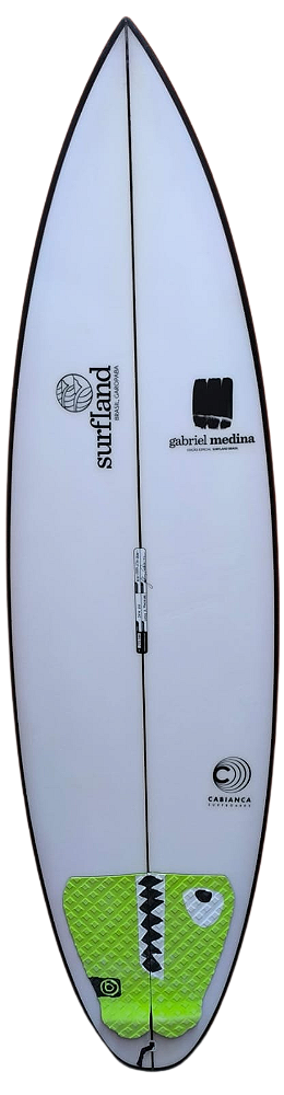Prancha De Surf Cabianca Modelo DFK 2.0 6'0 - 31 Lts PU - FC2 Semi Nova