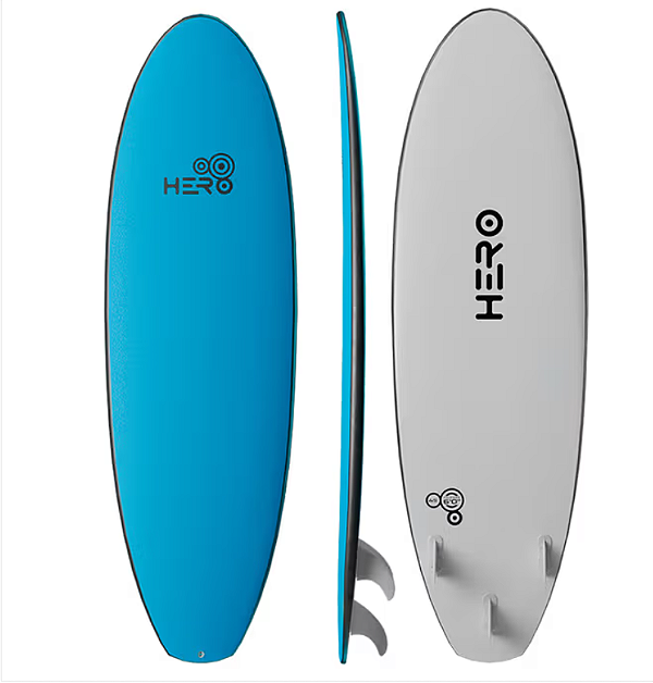 Prancha Softboard Hero Frisbee 6'0 - 45L - azul