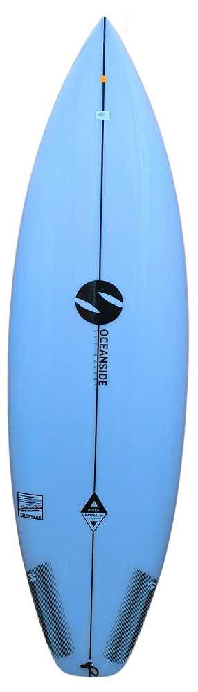 Prancha De Surf   Oceanside Modelo Trestles   5’10″- 30 L  PU - FCS2  Nova