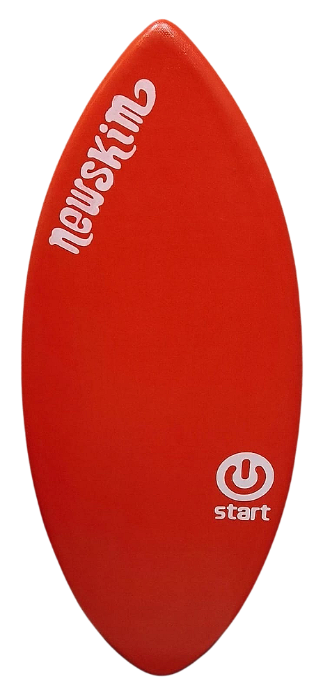 Prancha de Skimboard Newskim Modelo Start - Laranja