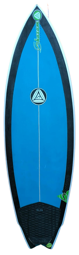 Prancha De Surf  Fish marca Shazam  5'7 1/2"  32 Lts EPS Semi Nova