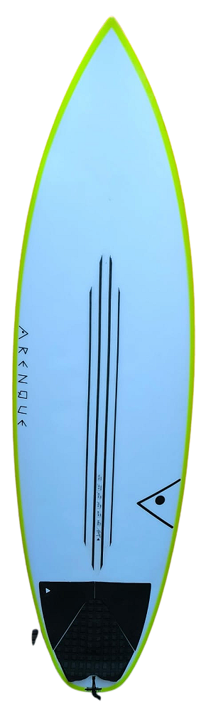 Prancha De Surf  Arenque 5'10" Modelo WTF -  31,3 Lts -  EPS - Futures fins  Seminova