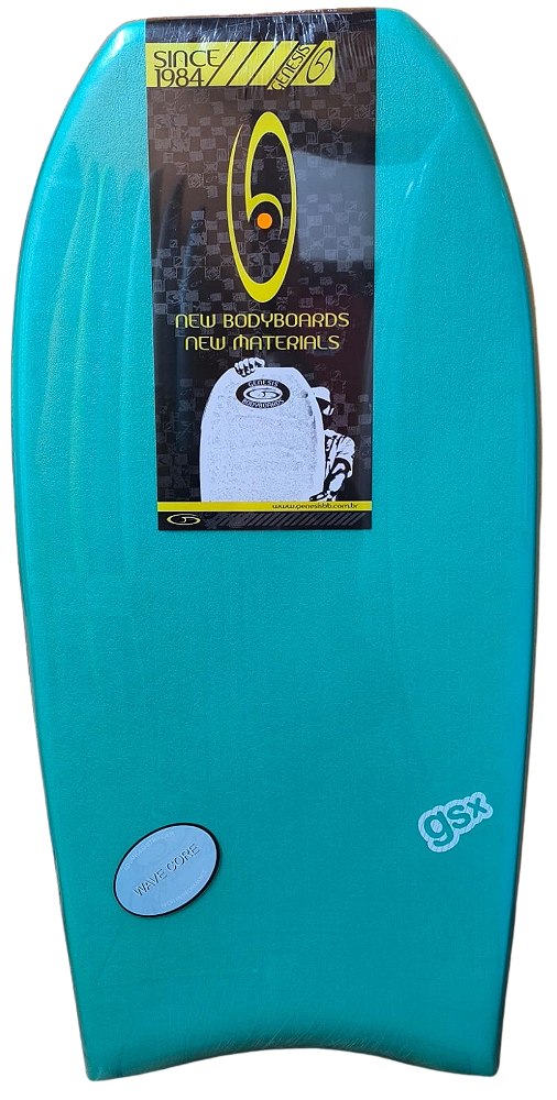 Prancha de Bodyboard Genesis Modelo GSX  40" - Verde/Cinza - Crescent Tail