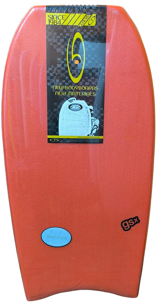 Prancha de Bodyboard Genesis Modelo GSX  43" - Vermelho/Azul - Crescent  Tail