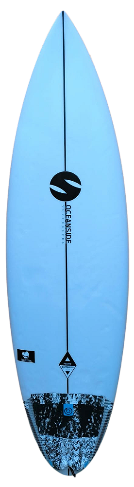 Prancha De Surf  Oceanside Modelo Blacks   6’2″-34L  PU - FCS2 Usada