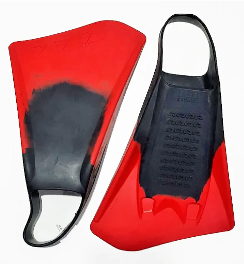Nadadeira  Z Fins Bodyboard - Small - S ( 37/38 ) - Preto/Vermelho
