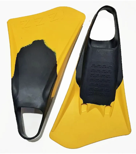 Nadadeira  Z Fins Bodyboard - Medio - M  ( 39/40 ) - Preto/Amarelo