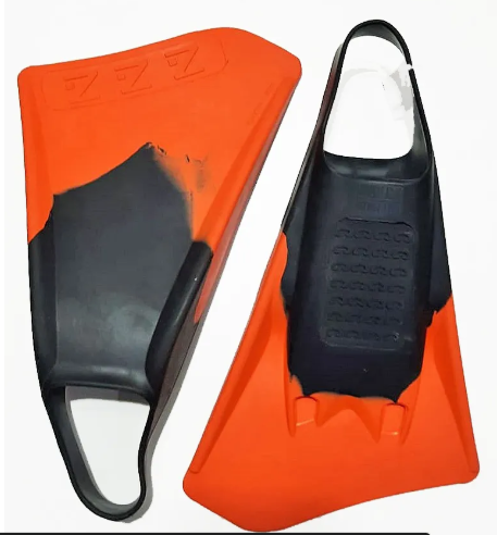 Nadadeira  Z Fins Bodyboard - Medio - M  ( 39/40 ) - Preto/Laranja