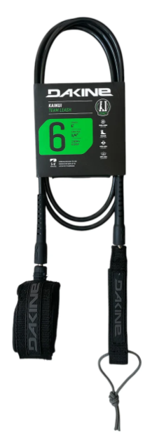 Leash Dakine Kainui Team  6 'X 1/4  6,5 mm Iron Black