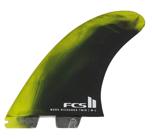 Quilhas FCS II Mark Richards  PC  M-L ( Biquilha + Estabilizador)