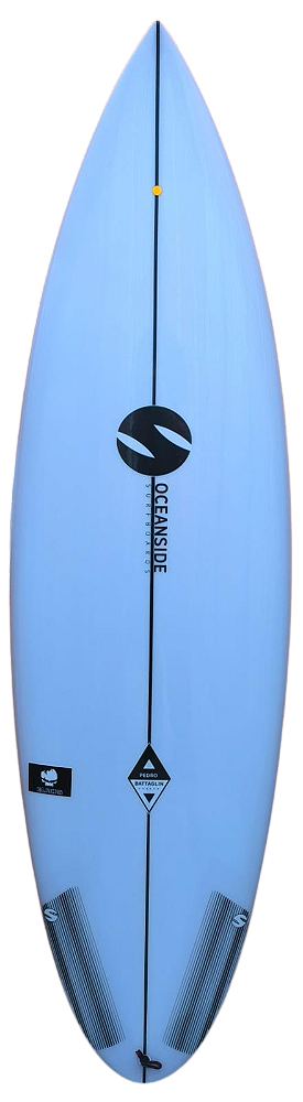 Prancha De Surf Oceanside Modelo Blacks   5'11″ 30 L -  PU - FCS 2  Nova