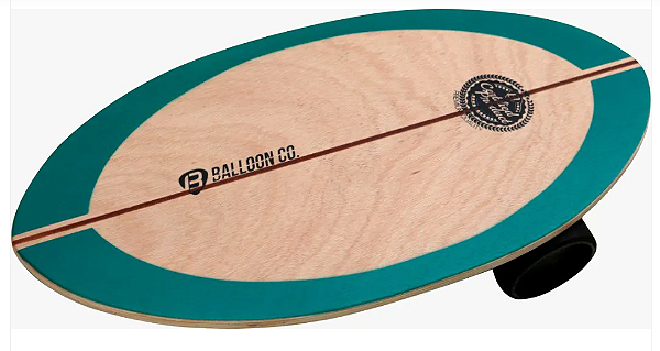 Balance Board GREEN WOOD - Classic - Baloon