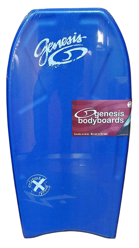 Bodyboard Genesis | Modelo Extreme | Azul-Verde | Crescent Tail - TAM 42''