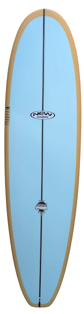 Prancha De Surf Funboard New Advance 7’0 - 48,70 L EPS Nova ( cor verde claro-caqui)