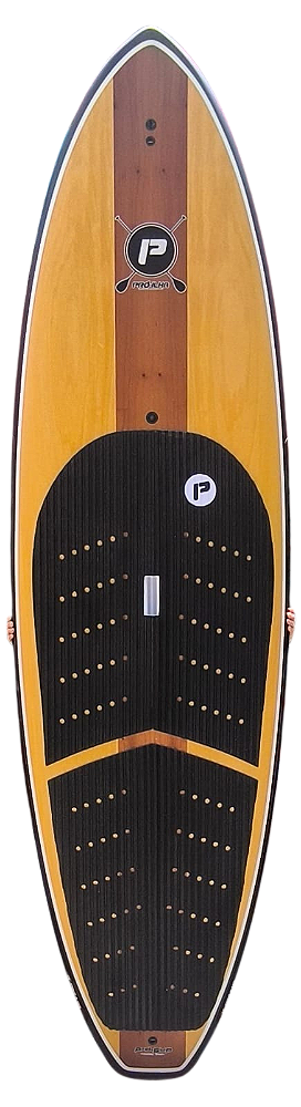 Prancha de Stand Up (SUP) Pro Ilha Tamanho 10’ - 195 Lts Eps-Wood Nova - Borda cor Preto