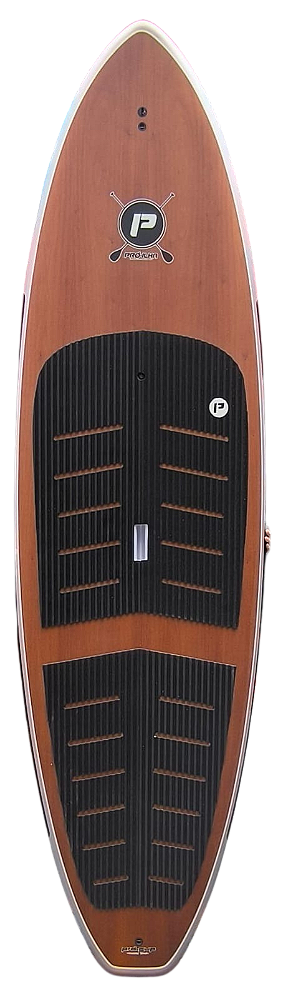Prancha de Stand Up (SUP) Pro Ilha Tamanho 10’ - 195 Lts Eps-Wood Nova - Borda cor Prata