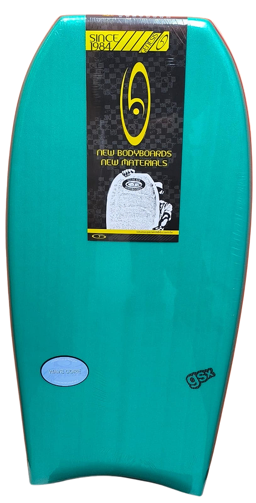 Prancha de Bodyboard Genesis Modelo GSX 44" - Verde/Cinza- Crescent Tail
