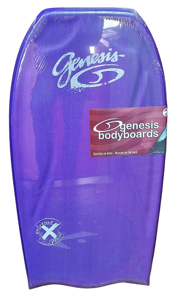 Bodyboard Genesis | Modelo Extreme | Lilas-Cinza | Bat Tail - TAM 40''