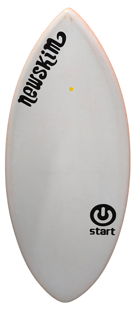 Prancha de Skimboard Newskim Modelo Start - Branco