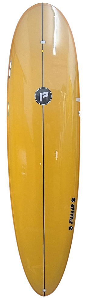 Prancha de Surf Pro Ilha Modelo Mini Long 7'2" - 50,46 L PU - FCS2 Nacional Nova