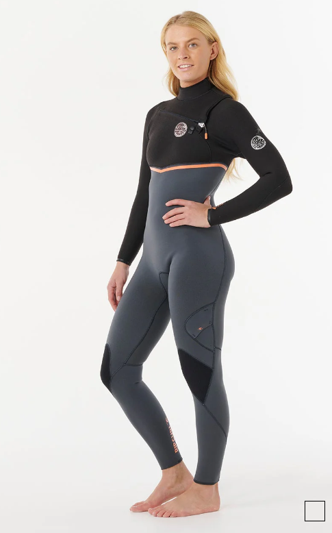 Long John Feminino Rip Curl E-Bomb E7 3/2 mm Zip Free - lançamento 2026