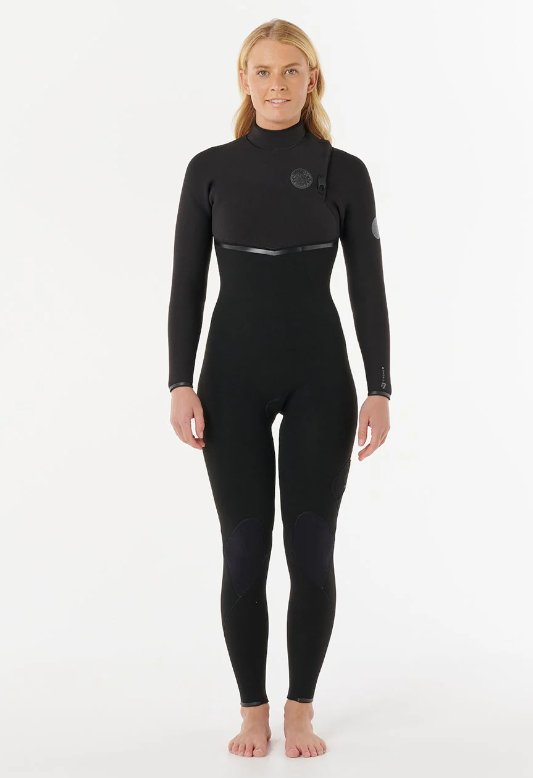 Long John Feminino Rip Curl E-Bomb E7 3/2 mm Zip Free - lançamento 2026