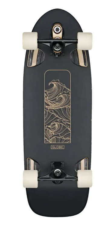 Simulador de Surf Walrus Black/Peaking Complete Surf Skate 31" - marca GLOBE