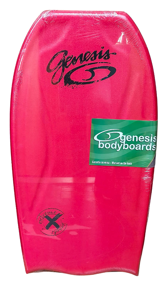 Bodyboard Genesis | Modelo Extreme | Vermelhor/Branco - BatTail - TAM 38''