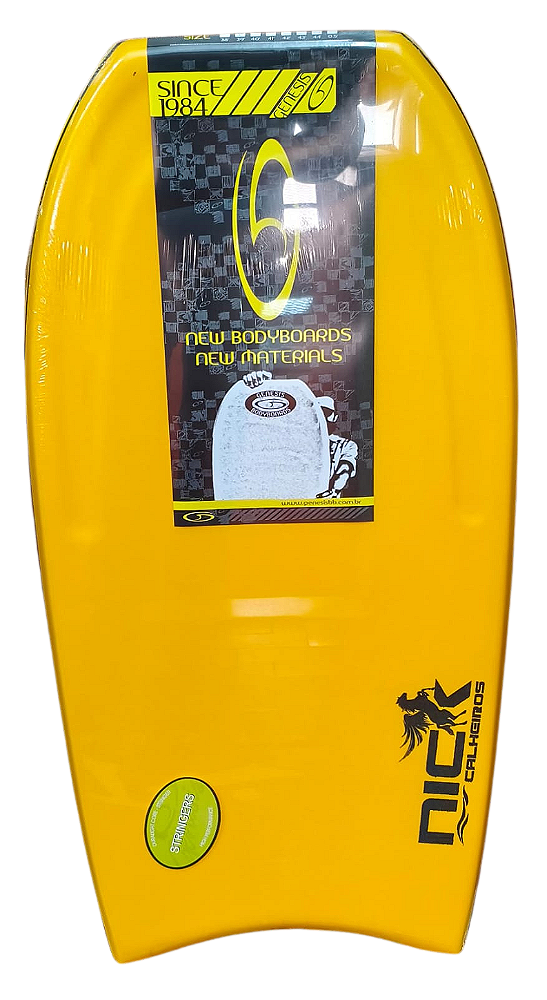 Prancha de Bodyboard Genesis Modelo Atleta Nick Calheiros Duralight 39'' - Crescent Tail