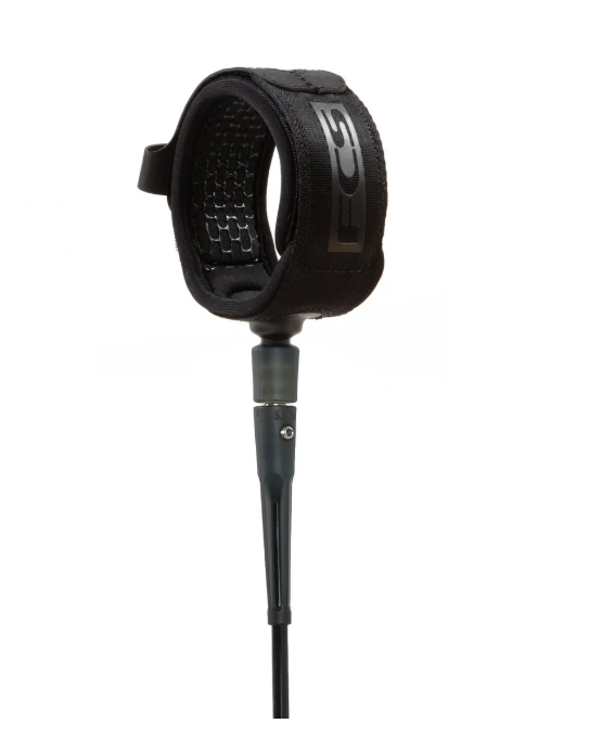 Leash Essential FCS - 6' - 5,5 MM - COMP - BLACK