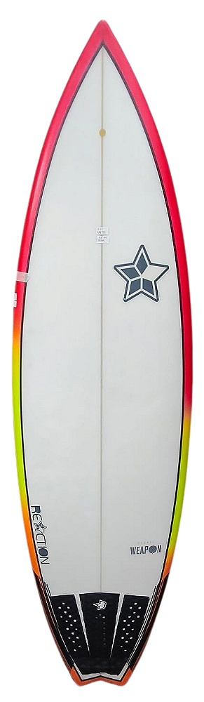 Prancha de Surf REACTION Modelo secret Weapon - 6'3" - 39,3 Lts PU - Seminova