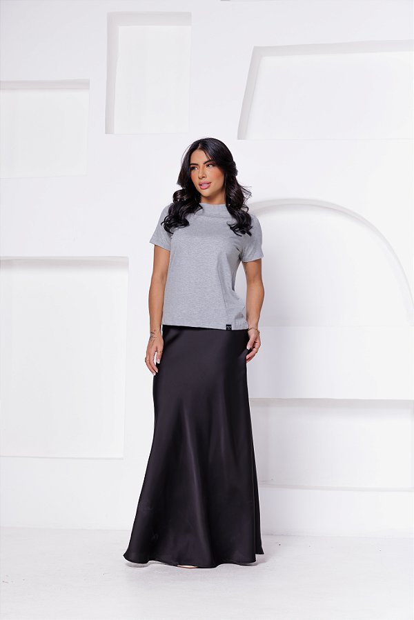 Tshirt Gola Redonda Cinza