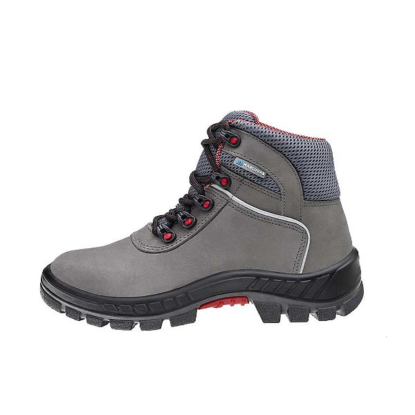BOTA DE SEGURANÇA LINHA PREMIER 75BPR29 MSP - cinza
