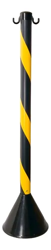 PEDESTAL ZEBRADO PARA ISOLAMENTO