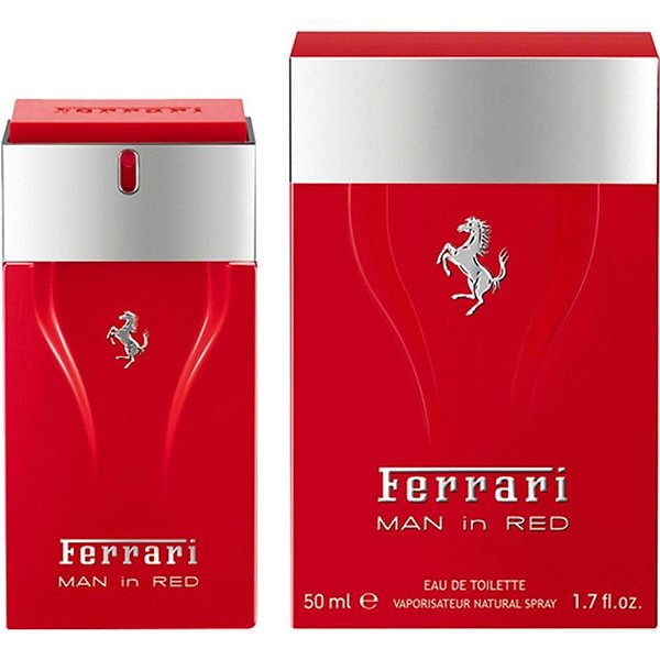 Ferrari Man In Red Eau De Tolitte Masculino 100ml