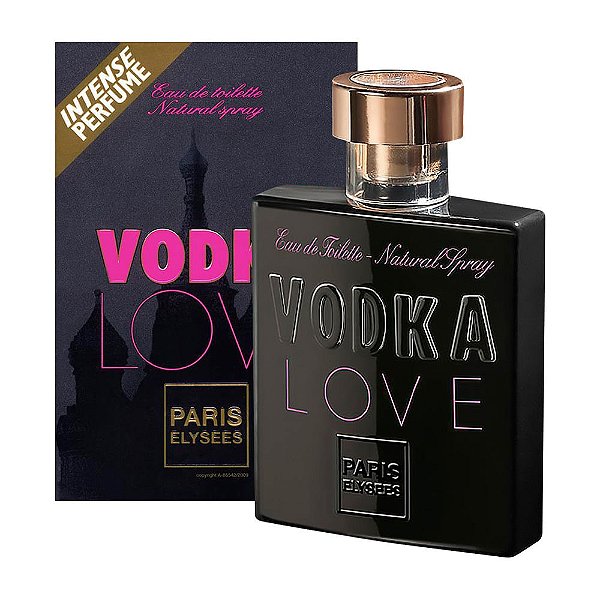 Vodka Love De Paris Elysees Eau De Toilette Feminino 100 ml