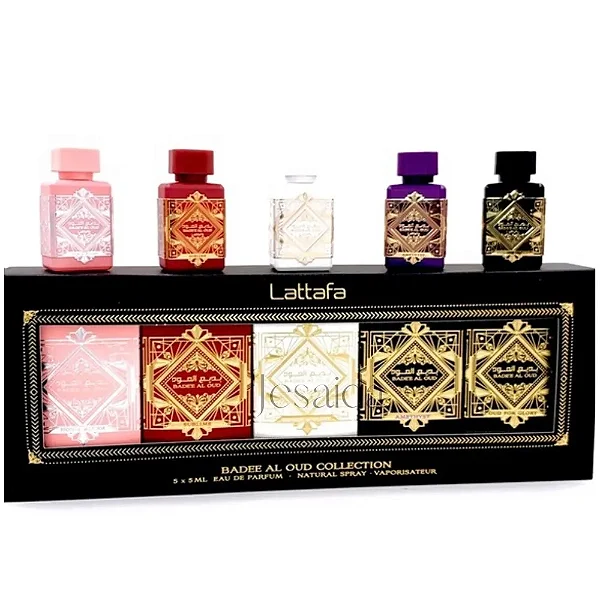 Kit Lattafa Badee Al Oud Eau De Parfum 5 x 5 ml