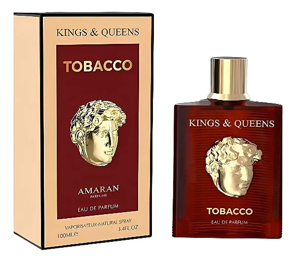 Perfume Amaran Kings & Queens Tobacco Eau De Parfum Masculino 100 ml