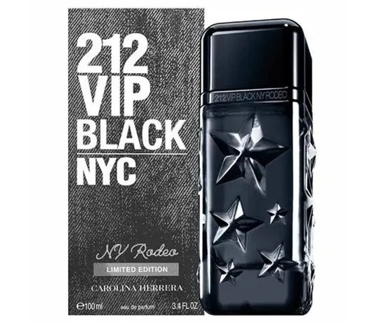 Perfume 212 VIP Black Rodeo Carolina Herrera Eau De Parfum Masculino 100 ml
