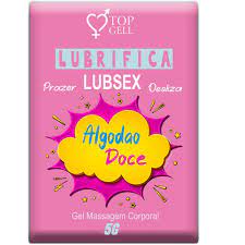 Sachê LUBRIFICANTE frutasex- Algodão doce